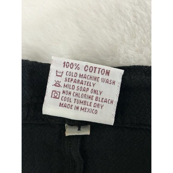 OH MY GAUZE Skirt Size 1 Crinkle Mermaid Flared Maxi A-Line Elastic Waist Black - Picture 4 of 11